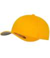 YP004 6277 Flexfit Fitted Baseball Cap Gold colour image